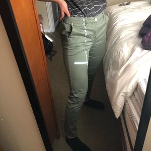 Green pants